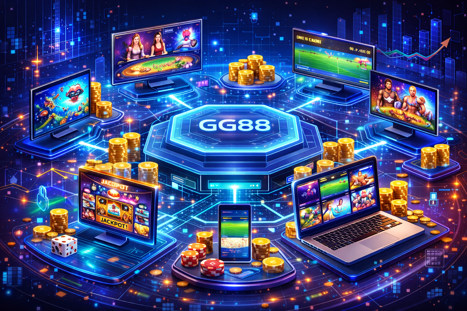 Cổng game đổi thưởng GG88 – Điểm chạm giải trí linh hoạt trong không gian số