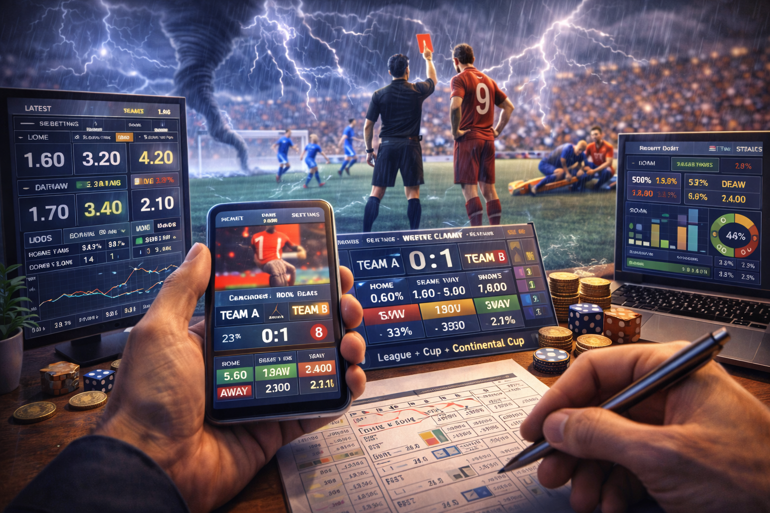 Tình huống căng thẳng trong trận đấu