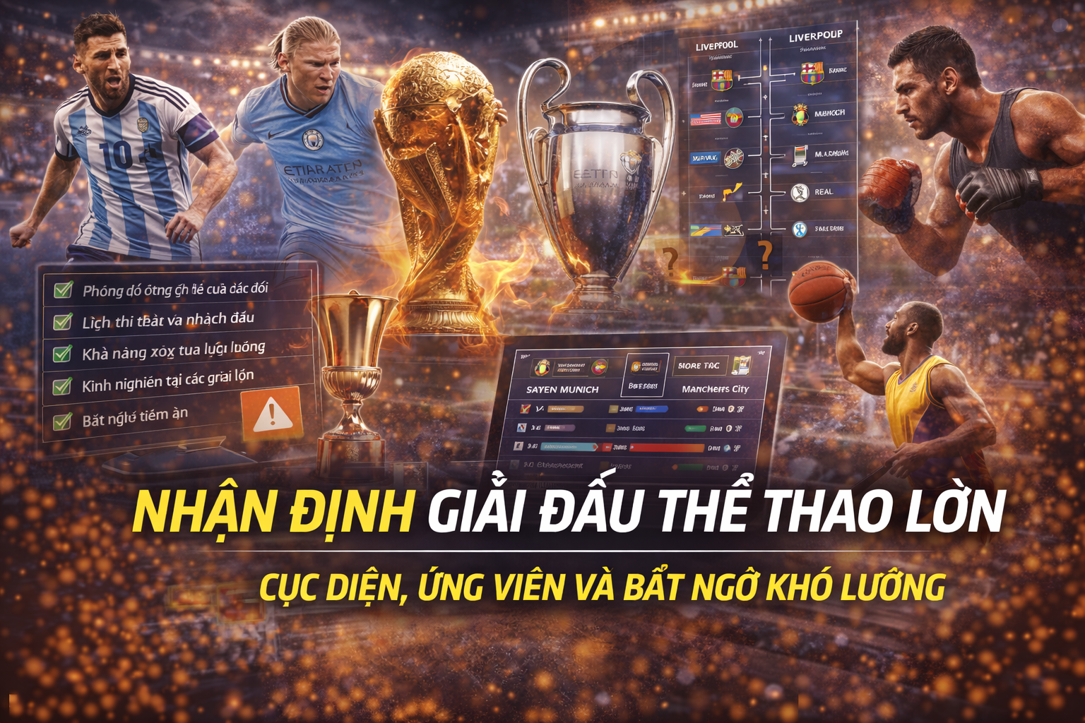 Nhận định các giải thể thao lớn