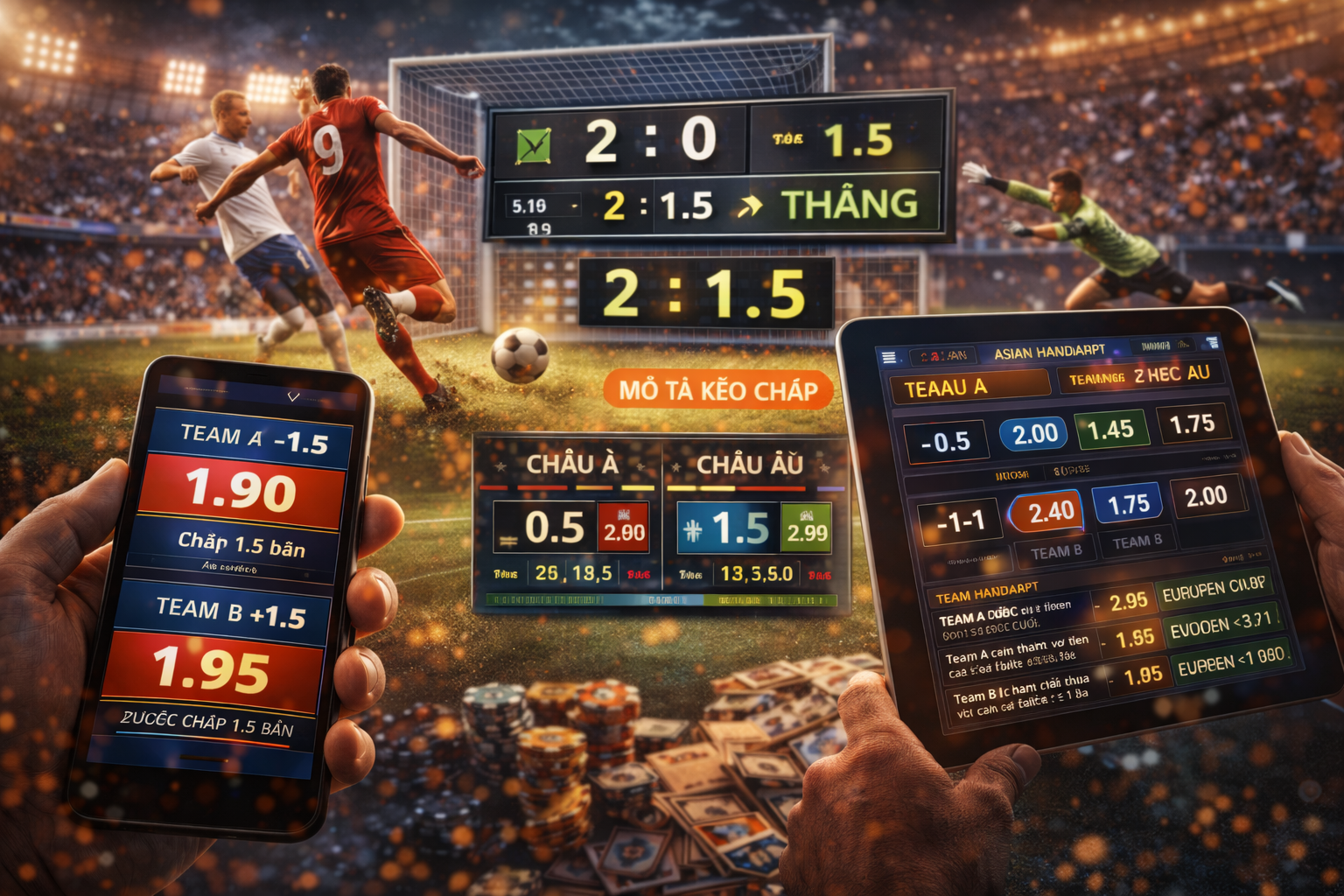 Thông tin kèo cược bóng đá